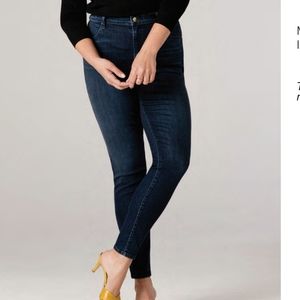 Skinny high rise jeans